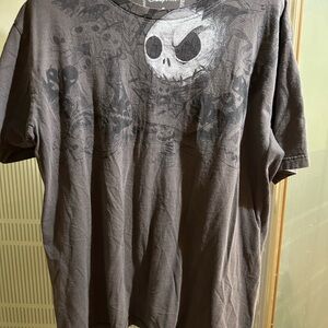 Disney Men's Nightmare Before Christmas Gray T-Shirt